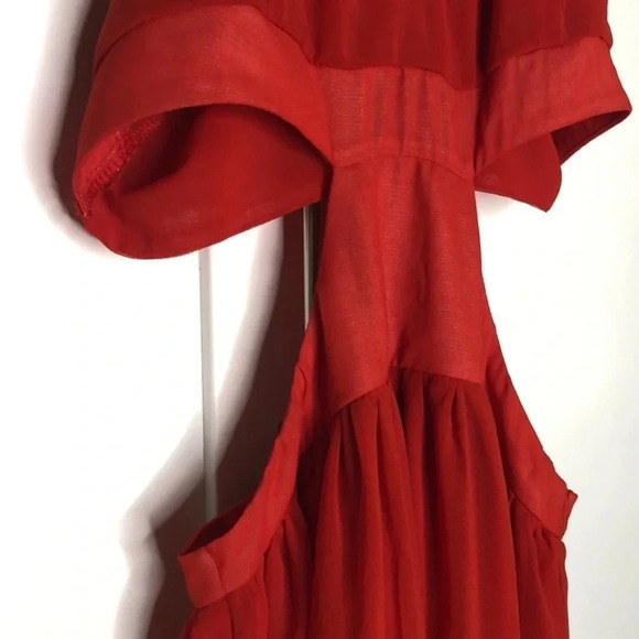 QURIO BY AGGIE Red Cutout Maxi Dress - Picture 3 of 7